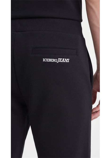 Pantaloni Jogger Iceberg Jeans in Felpa con Logo Ricamato ICEBERG | B121 63299000